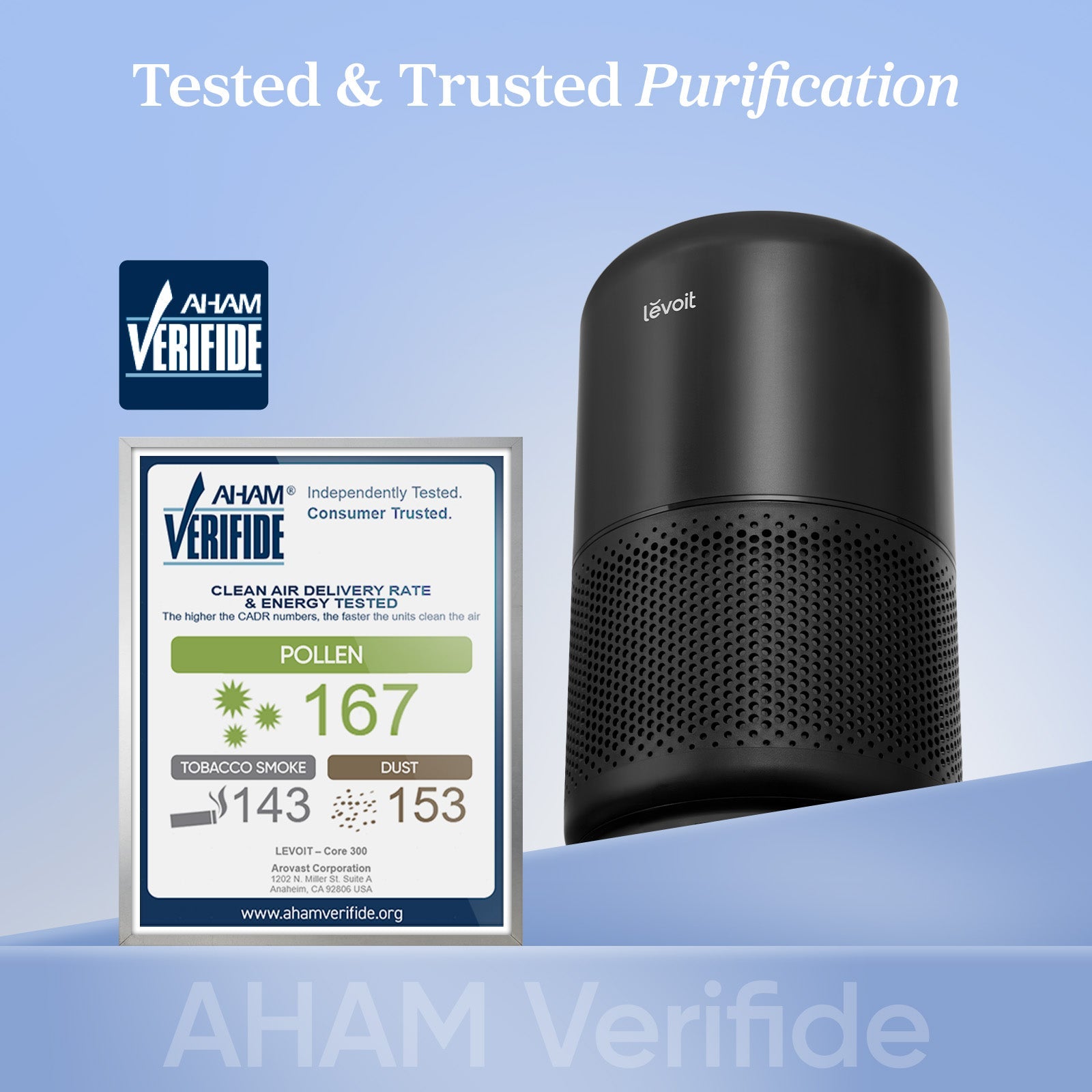 Levoit Core 300-P Black Air Purifier - Image 2